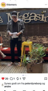Poetry Club digtoplæsning, Thiemers.